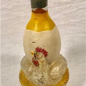 VTG CHICKEN VIARENGO TORINO ITALY BOTTLE DECANTER